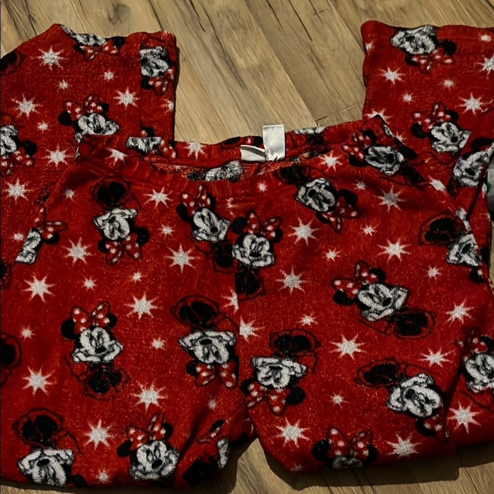 Disney Red Minnie Mouse Kids Pajama Bottoms